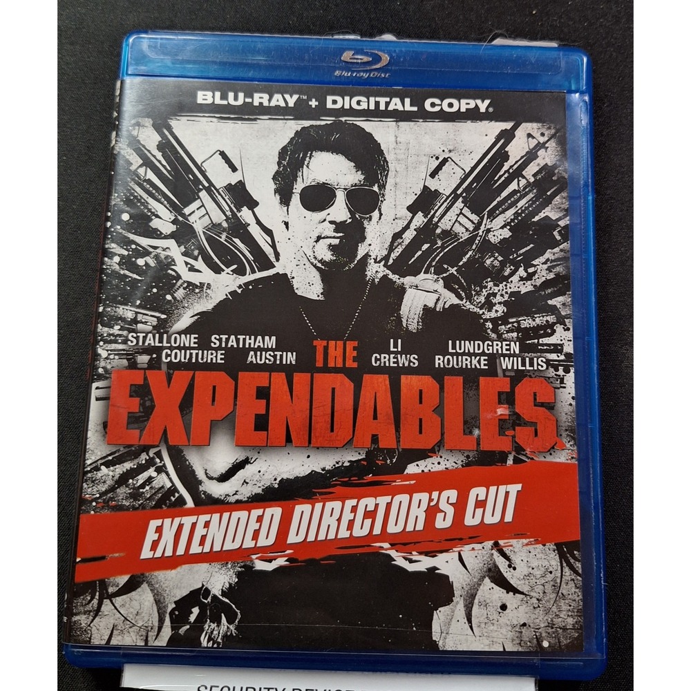 The Expendables Blu-ray Extended Director's‎ Cut Stallone Statham Action Movie